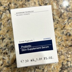 KORRES GREEK YOGHURT PROBIOTIC SKIN SUPPLEMENT SERUM 30ml MSRP $52 NEW